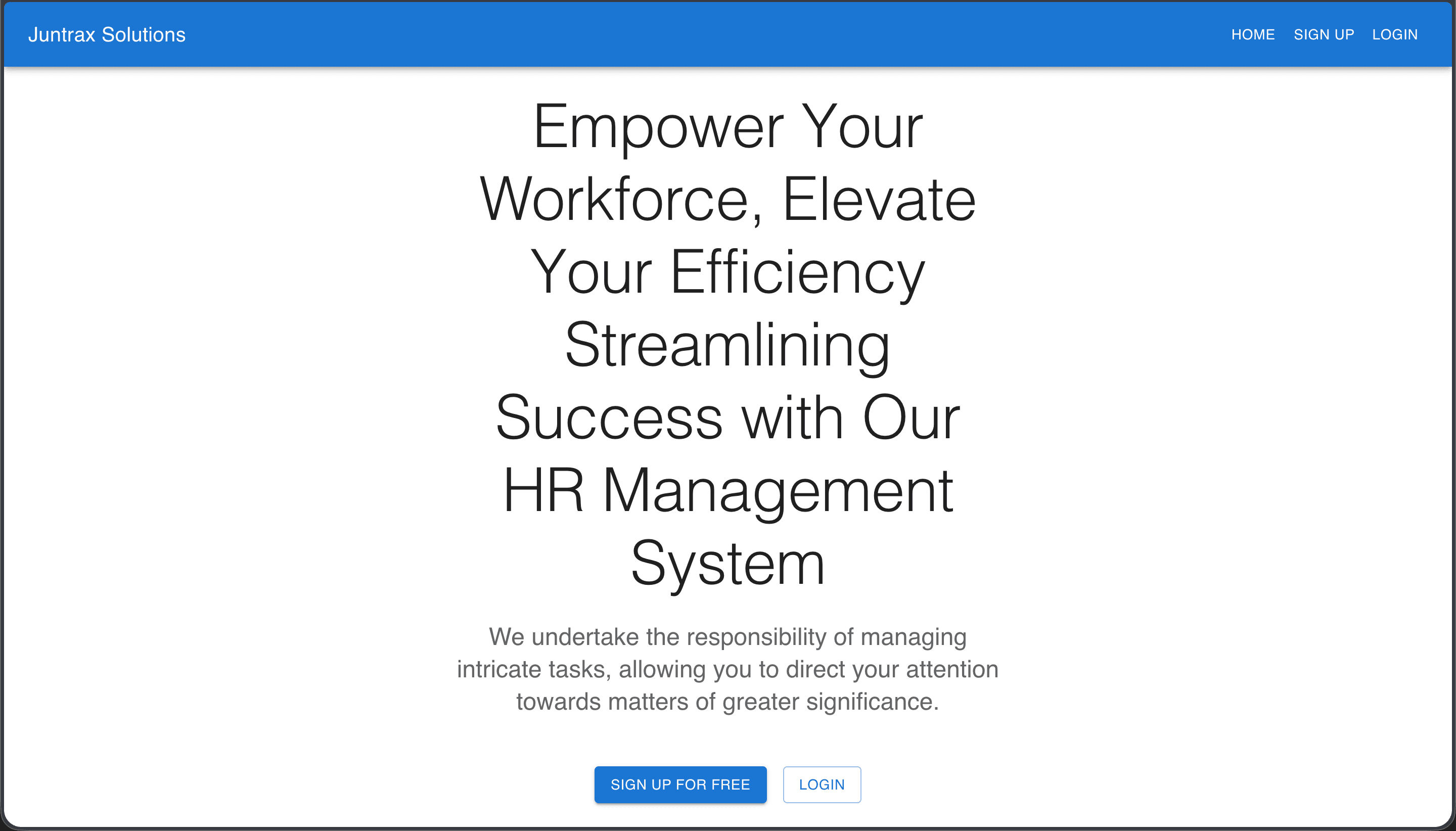 HR Manager Dashboard