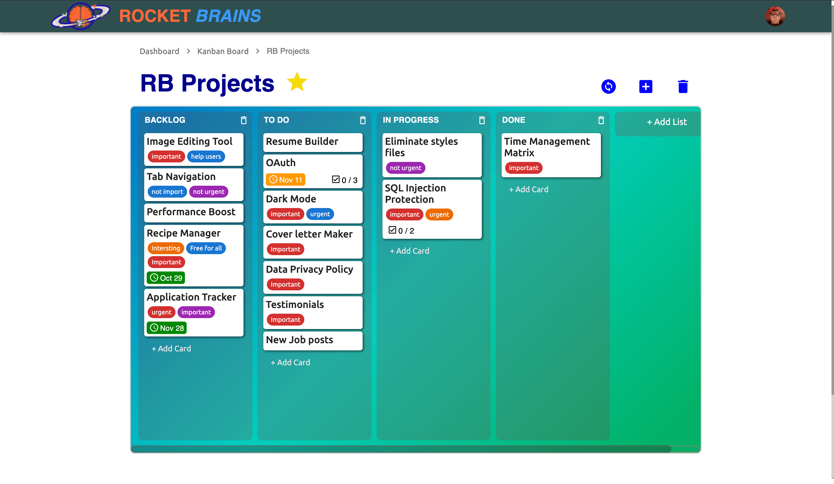 Kanban Board