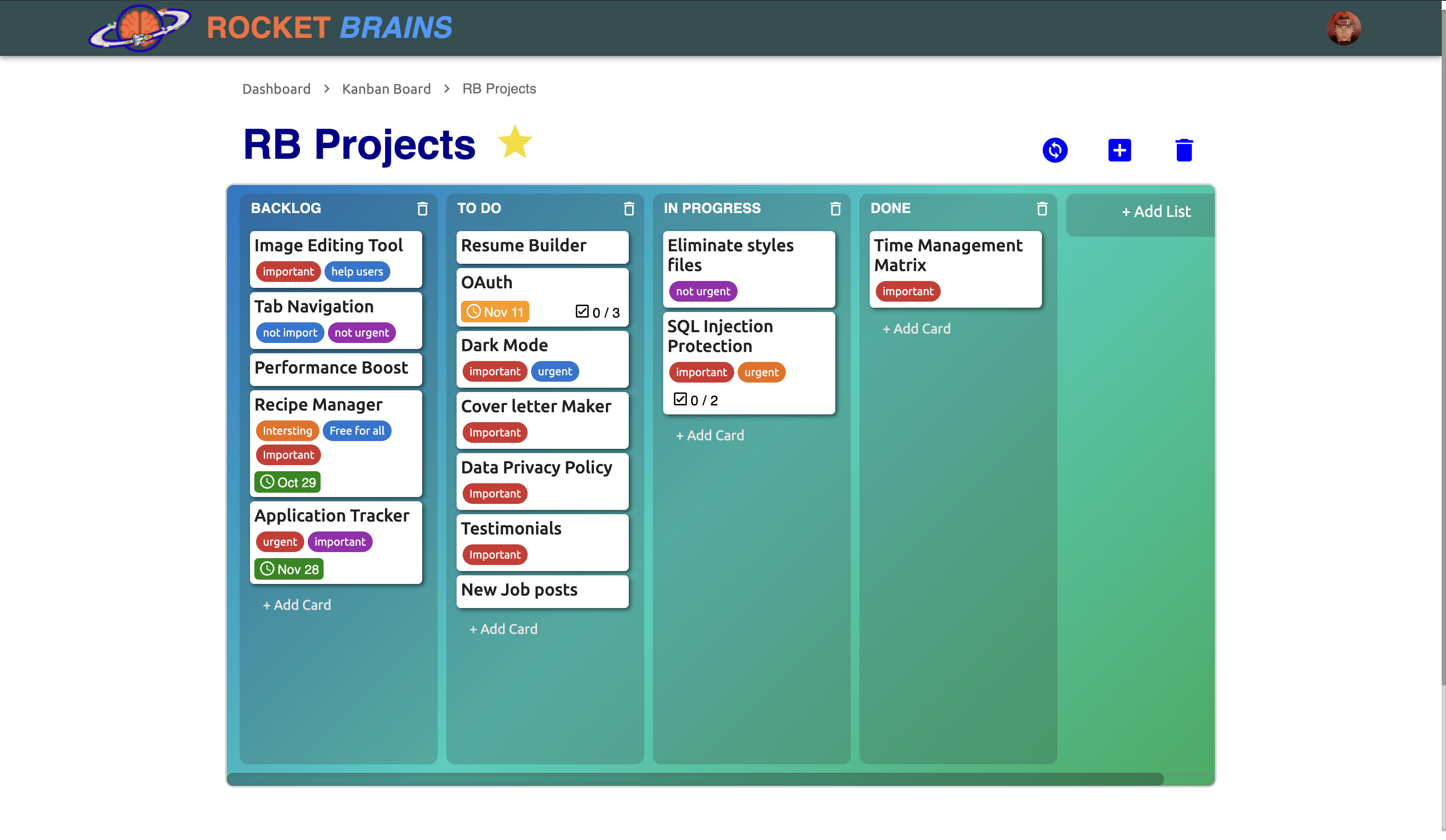 Kanban Board